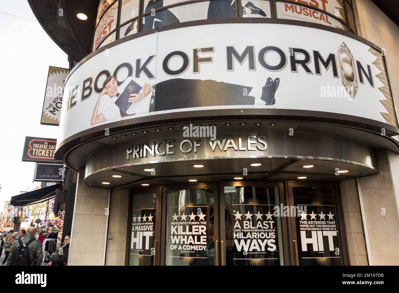 The Book Of Mormon at The Prince of Wales Theatre, London, England, UK Stock Photo