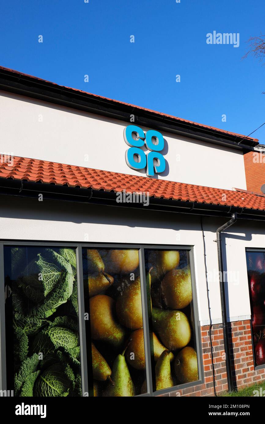 Coop Grocery store at Adel which delivers bots groceries in Adel, Leeds. A 3 month trial Stock