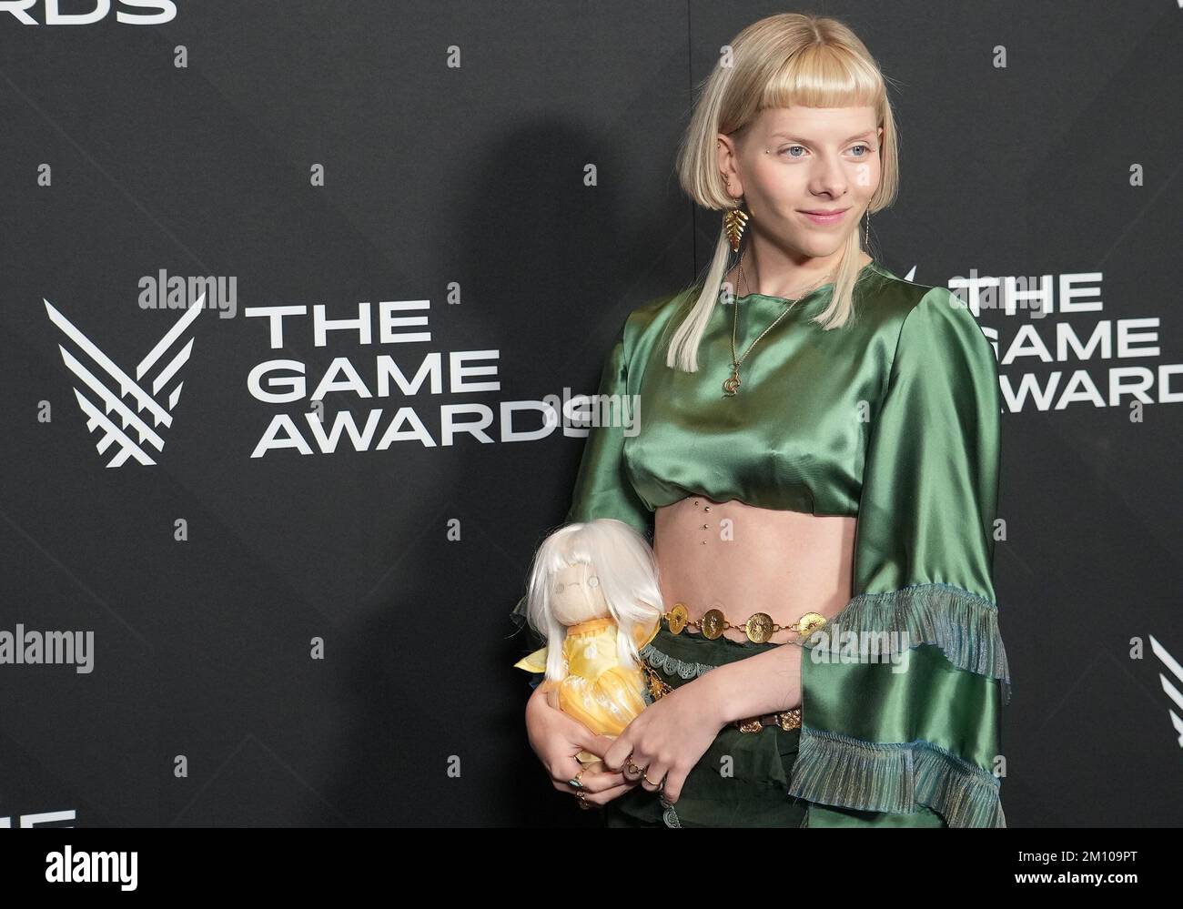 Los Angeles, USA. 08th Dec, 2022. AURORA arrives at The Game Awards 2022  held at the Microsoft Theater in Los Angeles, CA on Thursday, ?December 8,  2022. (Photo By Sthanlee B. Mirador/Sipa