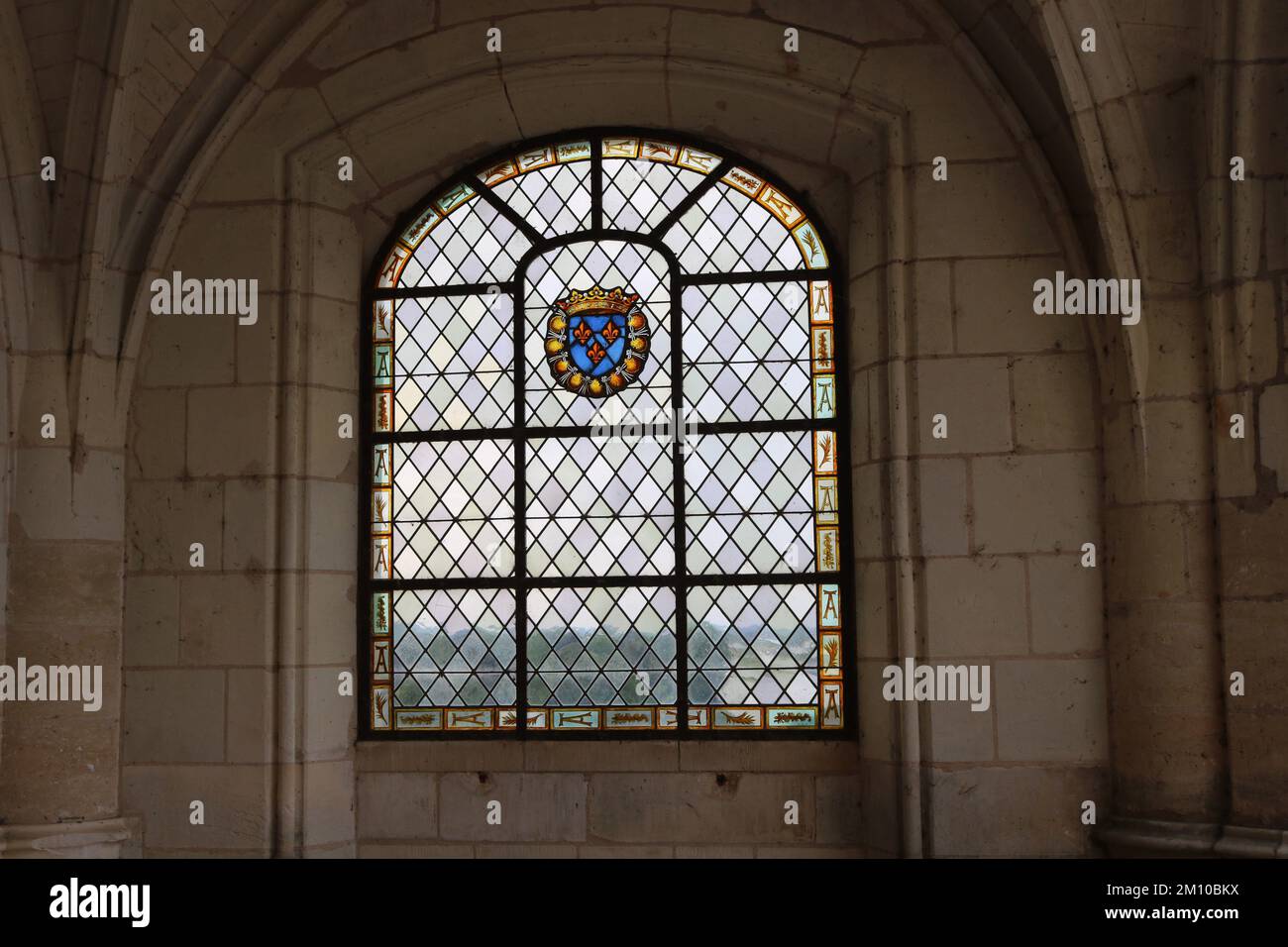 Grave of leonardo da vinci stock photo alamy