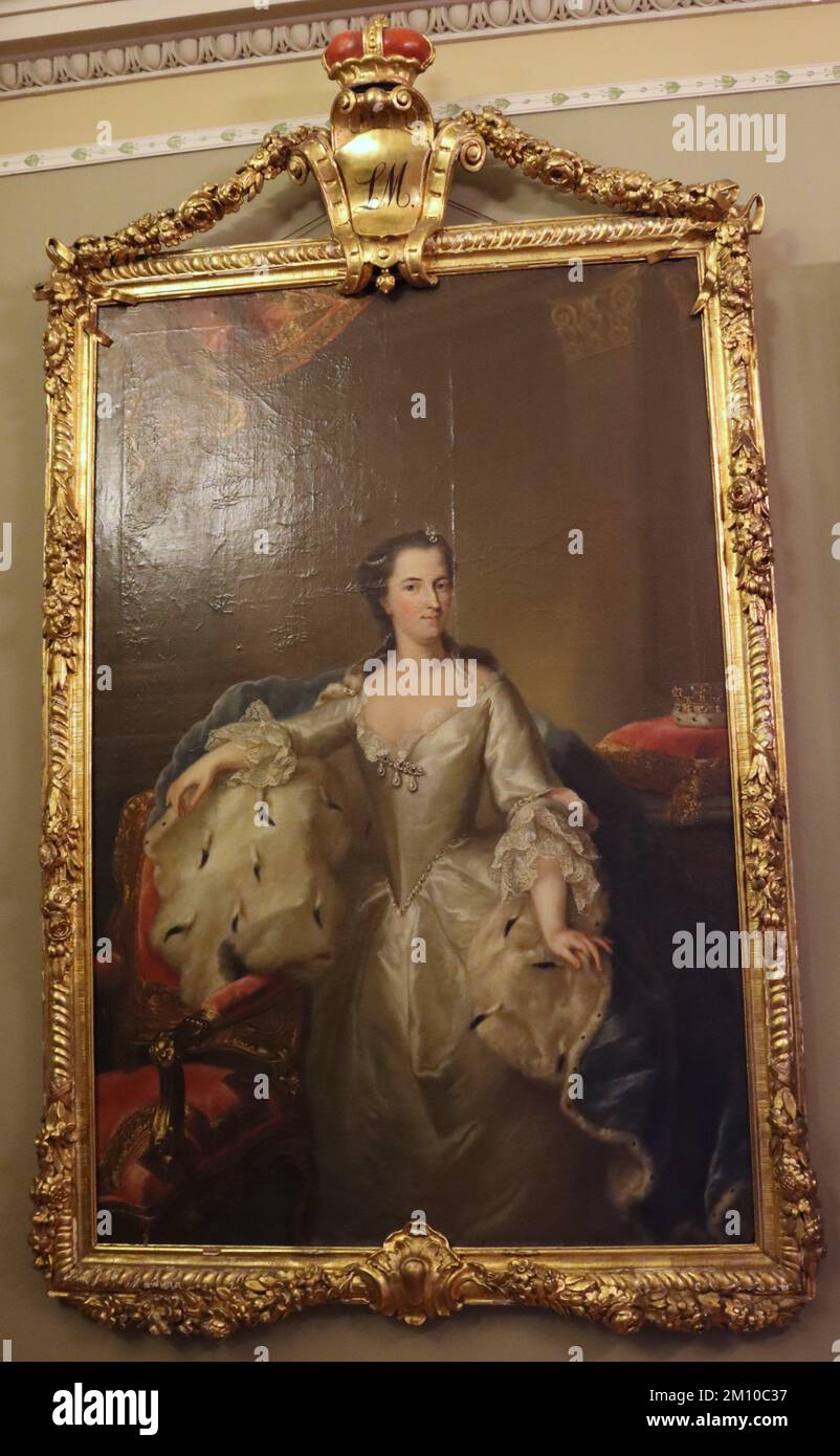 Mary of Great Britain at Christianborg Palace Stock Photo