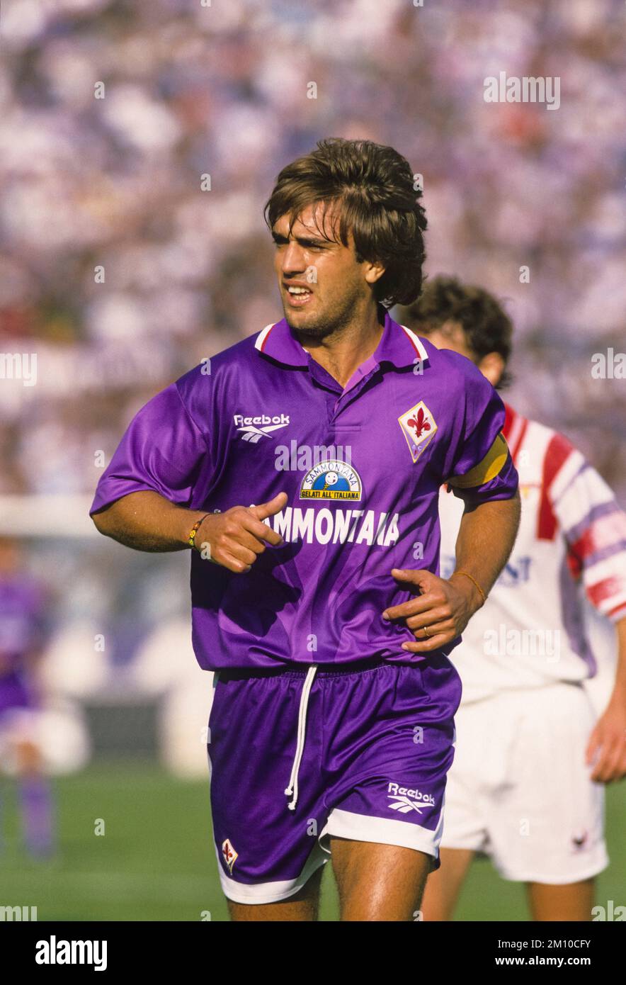 Omar Gabriel Batistuta ( Fiorentina ) ; ; 1996 1997 - Football : italian championship 1996 1997 ; ; ; Italy. ;;( photo by aicfoto)(ITALY) [0855] Stock Photo