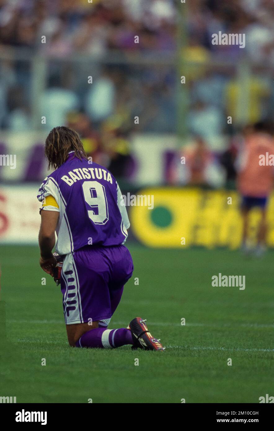 Omar Gabriel Batistuta ( Fiorentina ) ; ; 1999 2000 - Football : italian championship 1999 2000 ; ; ; Italy. ;;( photo by aicfoto)(ITALY) [0855] Stock Photo