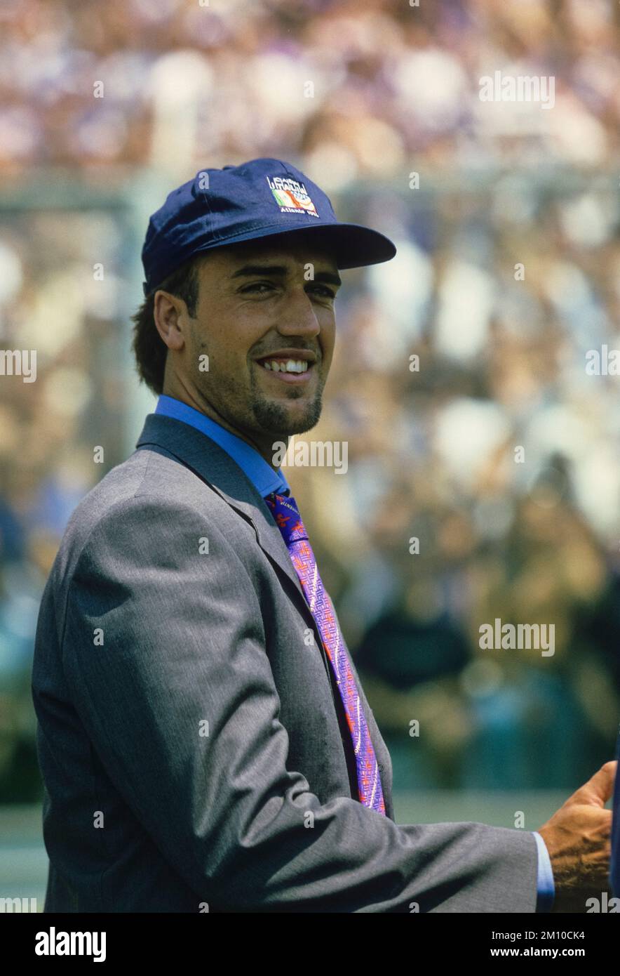Omar Gabriel Batistuta ( Fiorentina ) ; September 8; 1996 - Football : Italian championship 1996 1997 ; 11Day ; match between Fiorentina 2-4 Vicenza at Artemio Franchi Stadium ; Firenze, Italy; ;( photo by aicfoto)(ITALY) [0855] Stock Photo