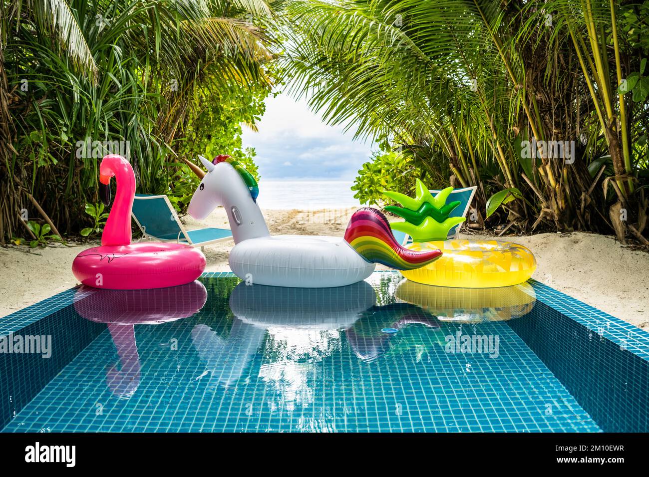 Inflatable swim rings hi-res stock photography and images - Alamy