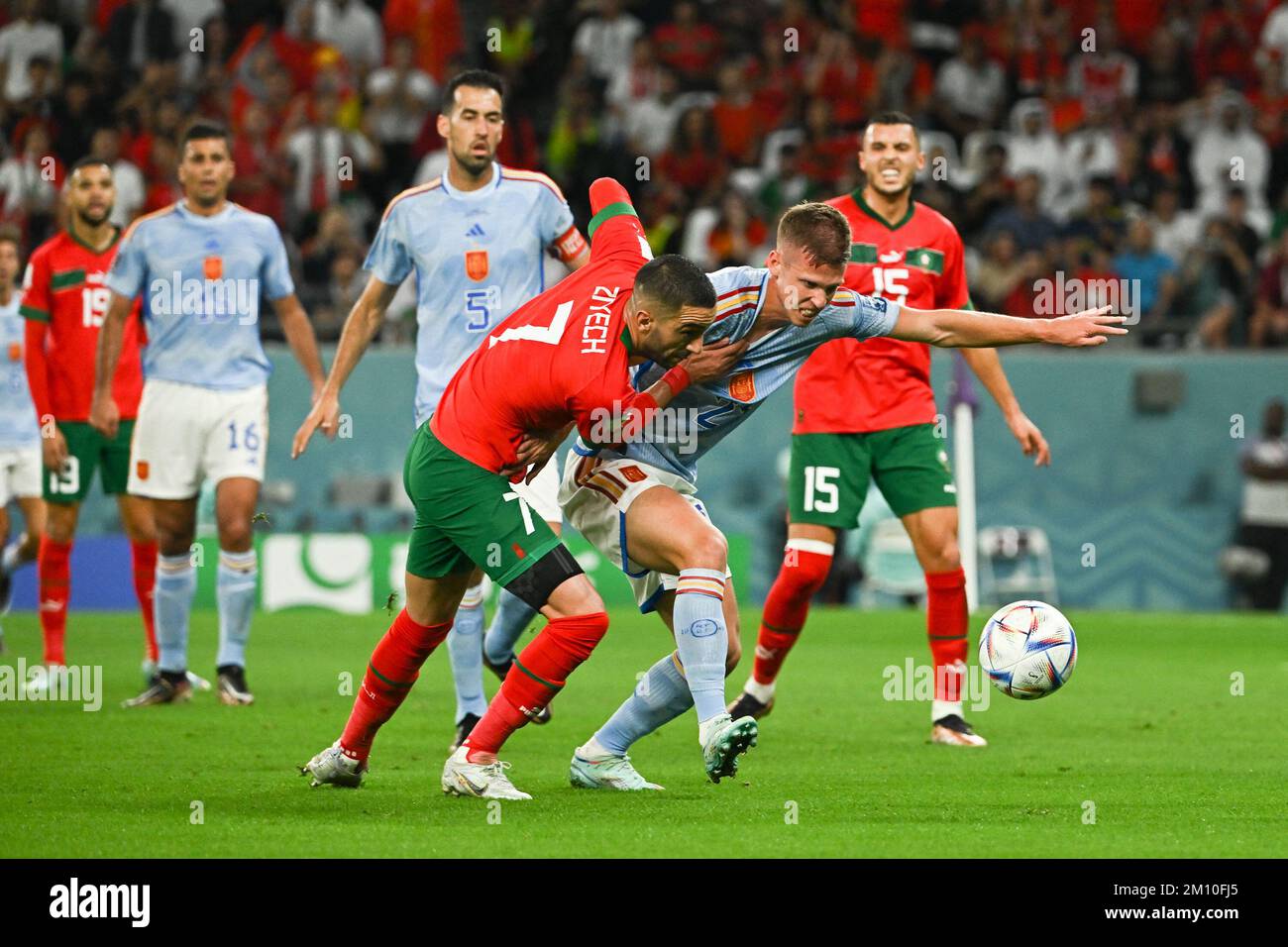 Hakim Ziyech of Morocco during Morocco v Spain match of the Fifa World
