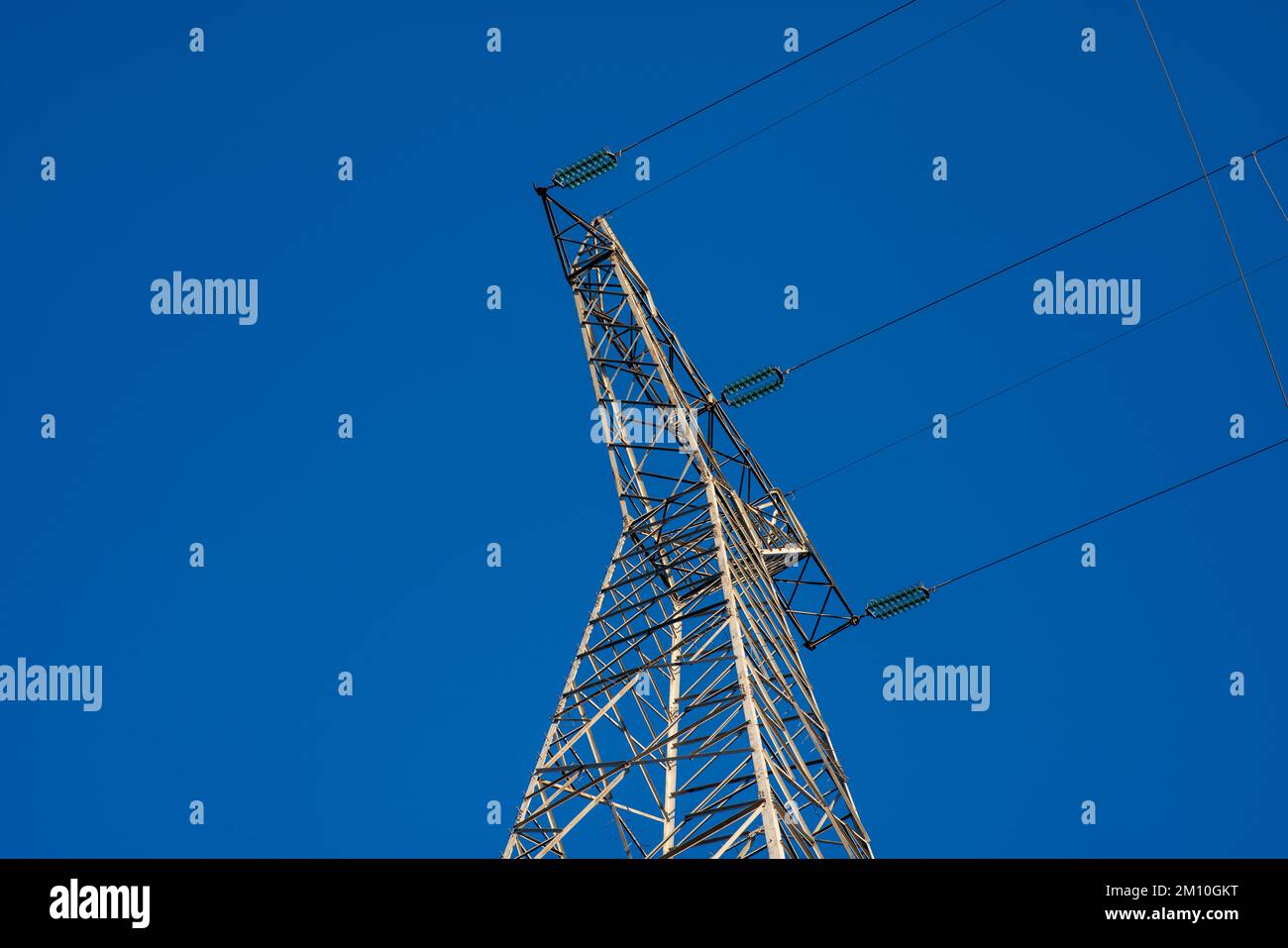 power station electric light pylon, steel structure for the infrastructure for the transport of