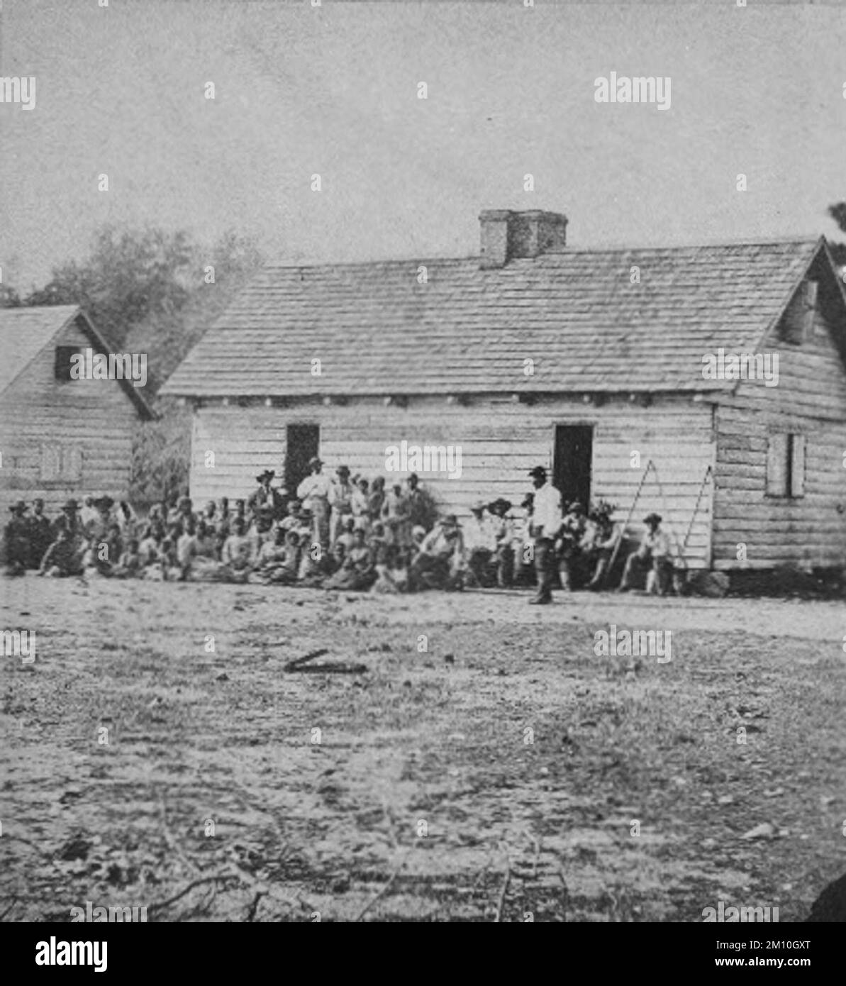 slave quarter at Smiths Plantation Stock Photo Alamy