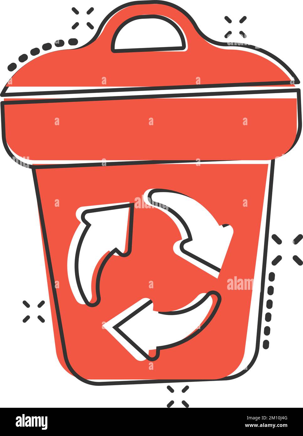 Waste Sorting Bins Flat Style Vector Illustration Stock Vector Image & Art  - Alamy