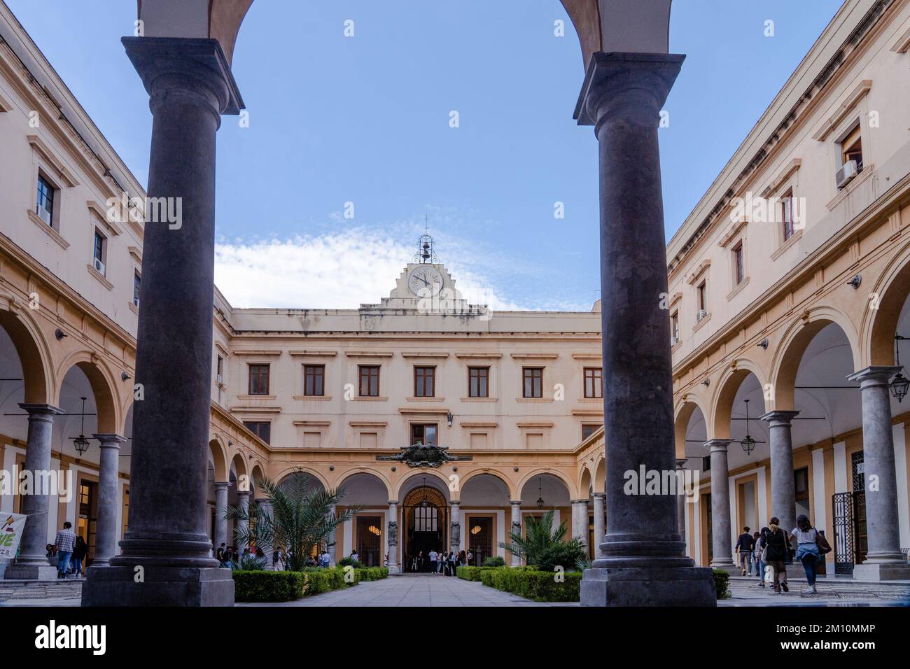 Law School, Palermo University. Dipartamento di Giurisprudenza UNIPA. Palermo. Sicily. Italy Stock Photo