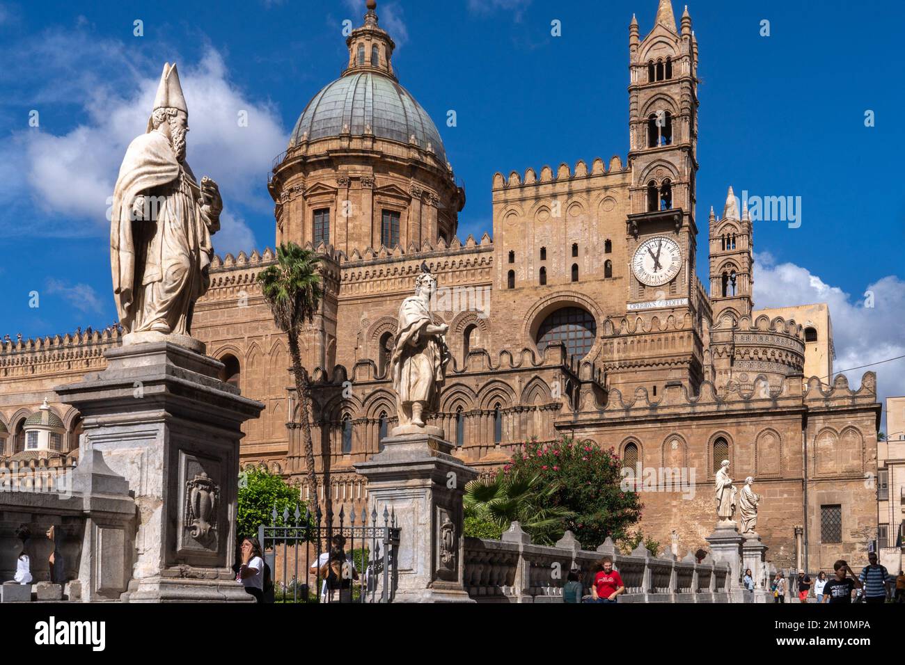The Palermo cathedral, Assumption of the virgen Mary, built by the ...