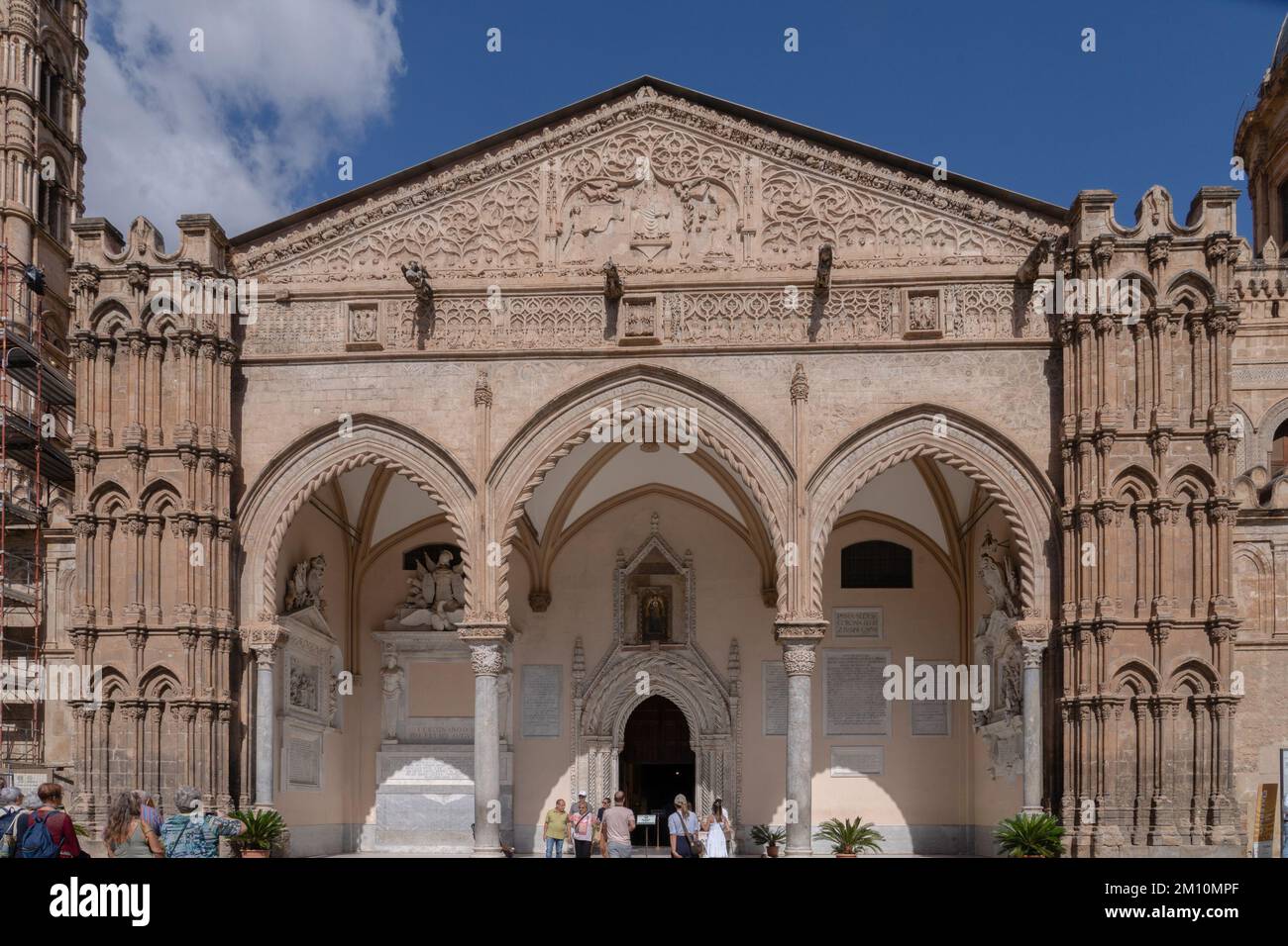 The Palermo cathedral, Assumptionof the virgen Mary, built by the ...