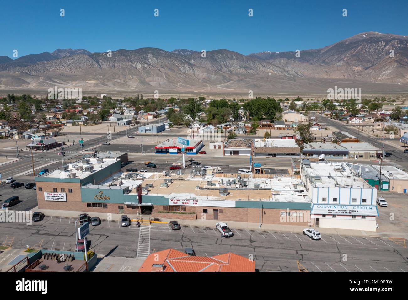 The El Capitan Casino is an anchor business in the downtown area of Hawthorne, Nevada Stock Photo