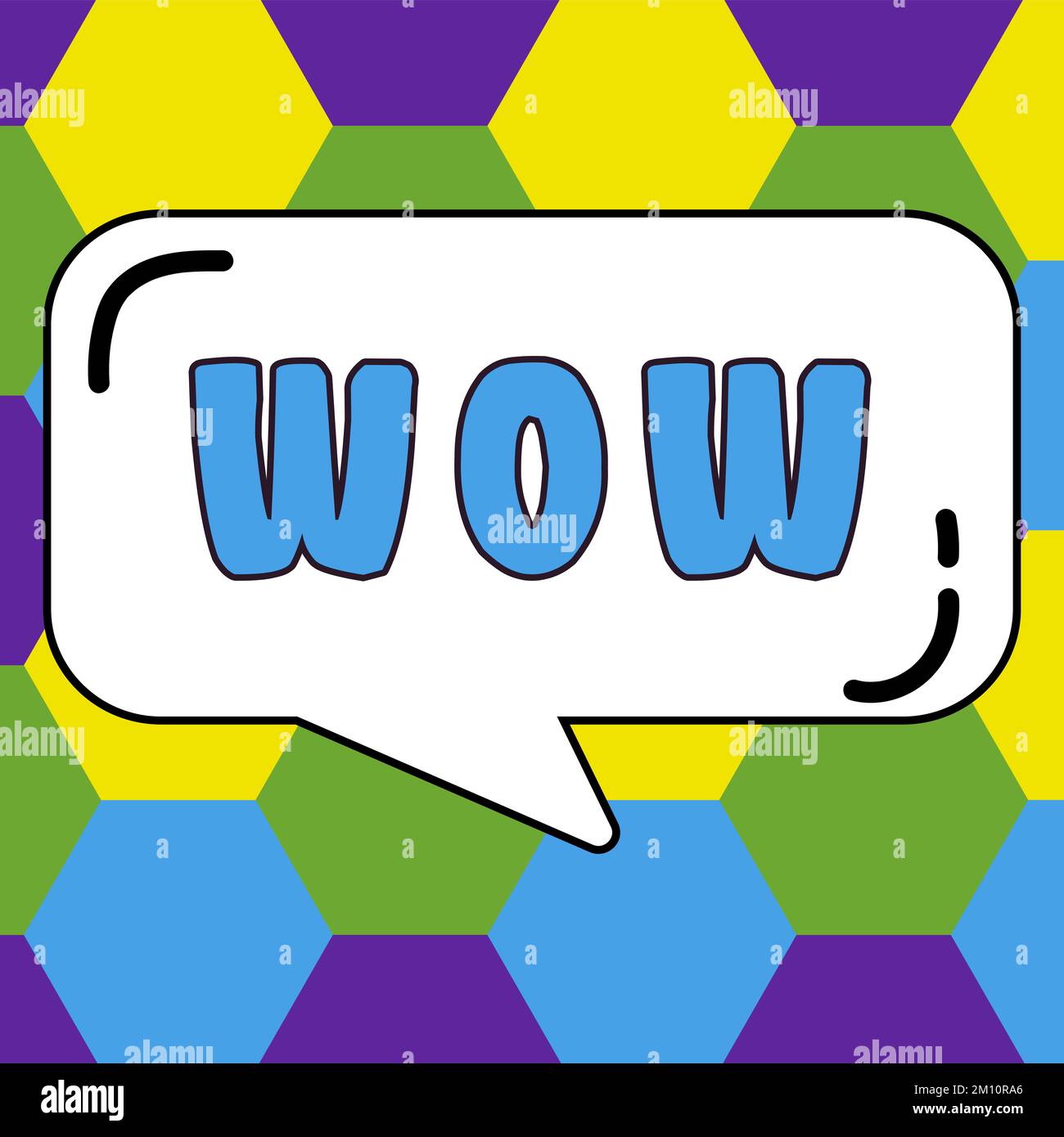 Sign displaying Wow. Business concept Expressing astonishment and awe ...
