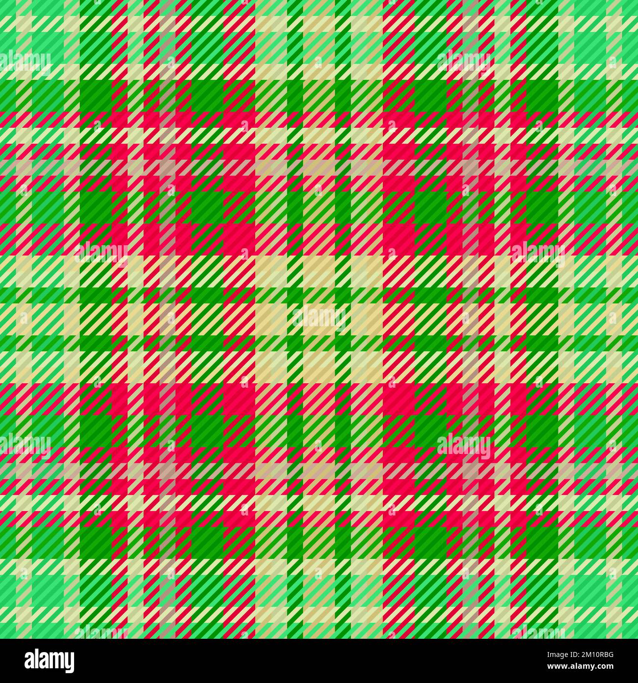Fabric vector plaid. Background textile pattern. Check seamless texture tartan in green and pastel colors. Stock Vector