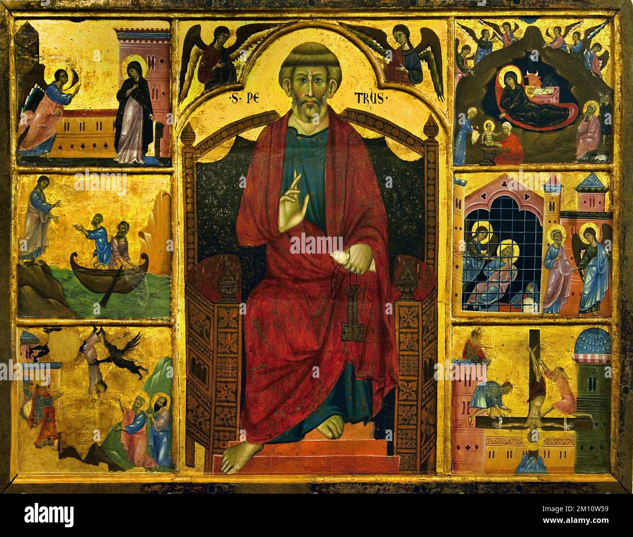 Saint Peter Dossal 1280 Guido di Graziano, Paliotto of St. Peter