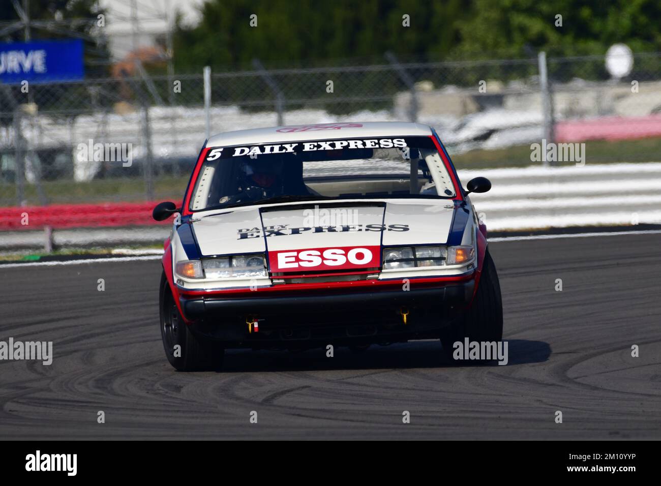 Adrian Reynard, Riorden Welby, Rover SD1, An impressive grid for the Tony Dron Memorial Trophy for MRL Historic Touring Cars, a 45 minute race on the Stock Photo