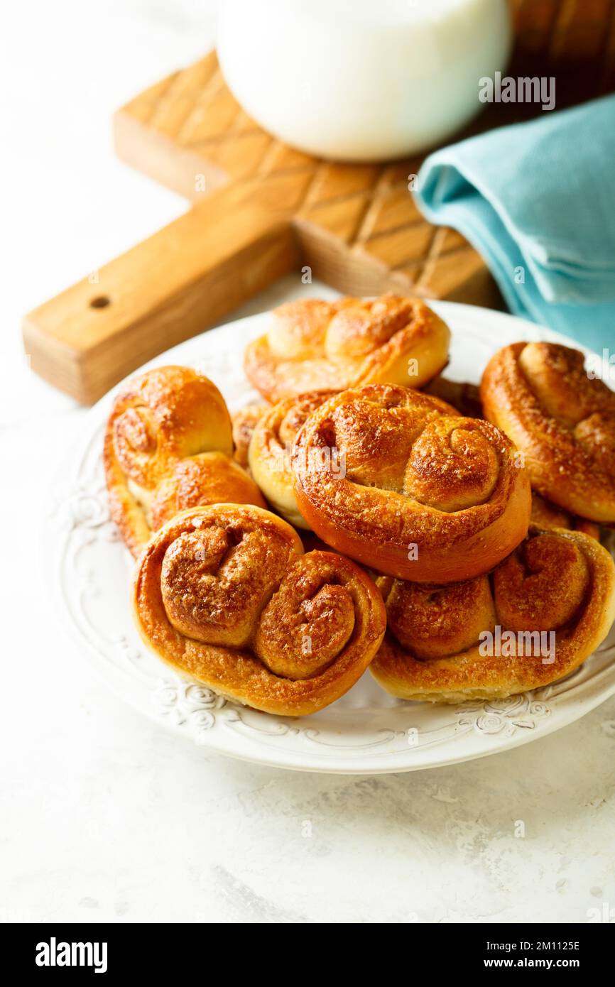 Homemade elephant ear cookies Stock Photo Alamy