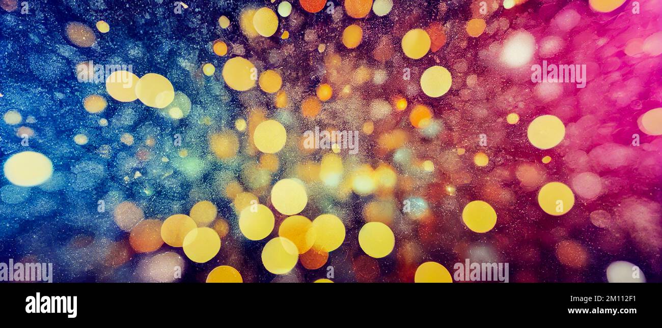 abstract colorful background bokeh with blur, Generative AI Art  Illustration 02 Stock Photo - Alamy
