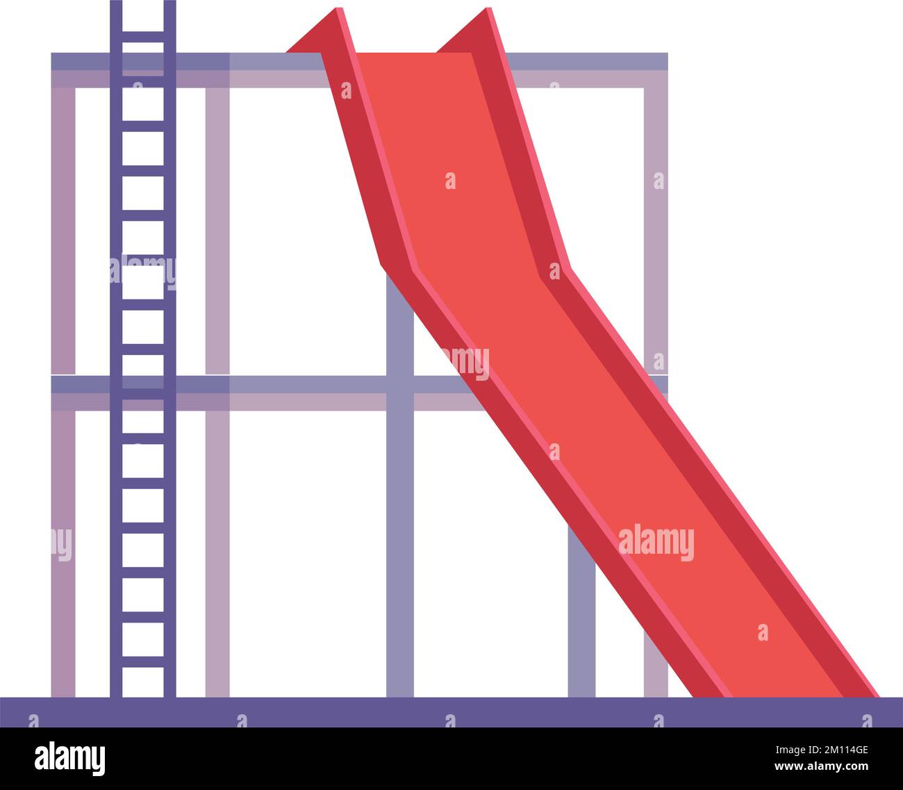 red playground slide Stock Vector Image & Art Alamy