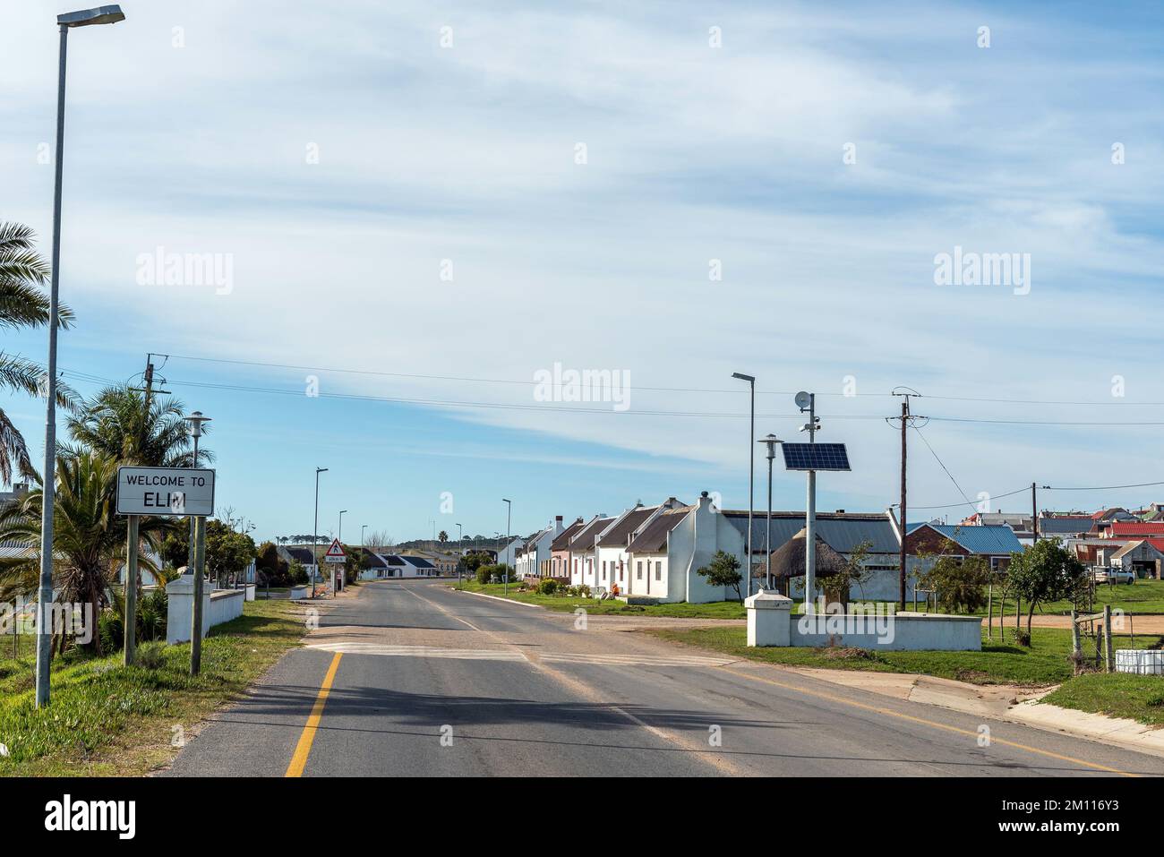 Elim, South Africa Sep 21, 2022 Entrance to Elim, a Moravian town