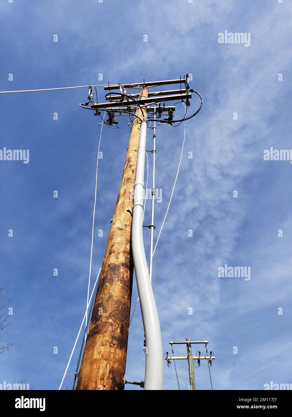 Utility Riser Pole With Disconnect Stock Photo Alamy utility-riser-pole-with-disconnect-stock-photo-alamy