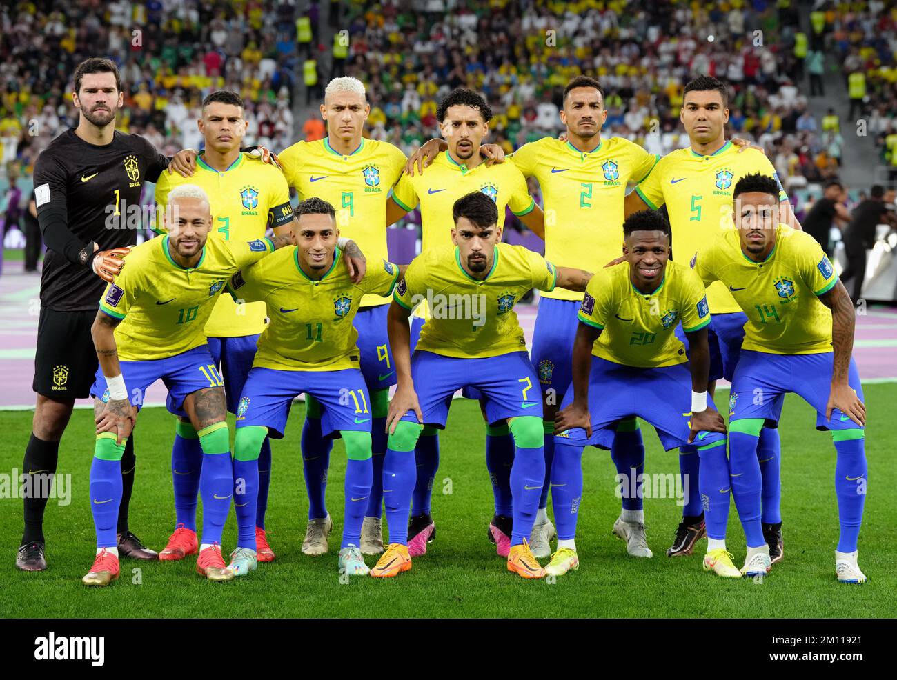 Brazil team picture football 2022 hi-res stock photography and