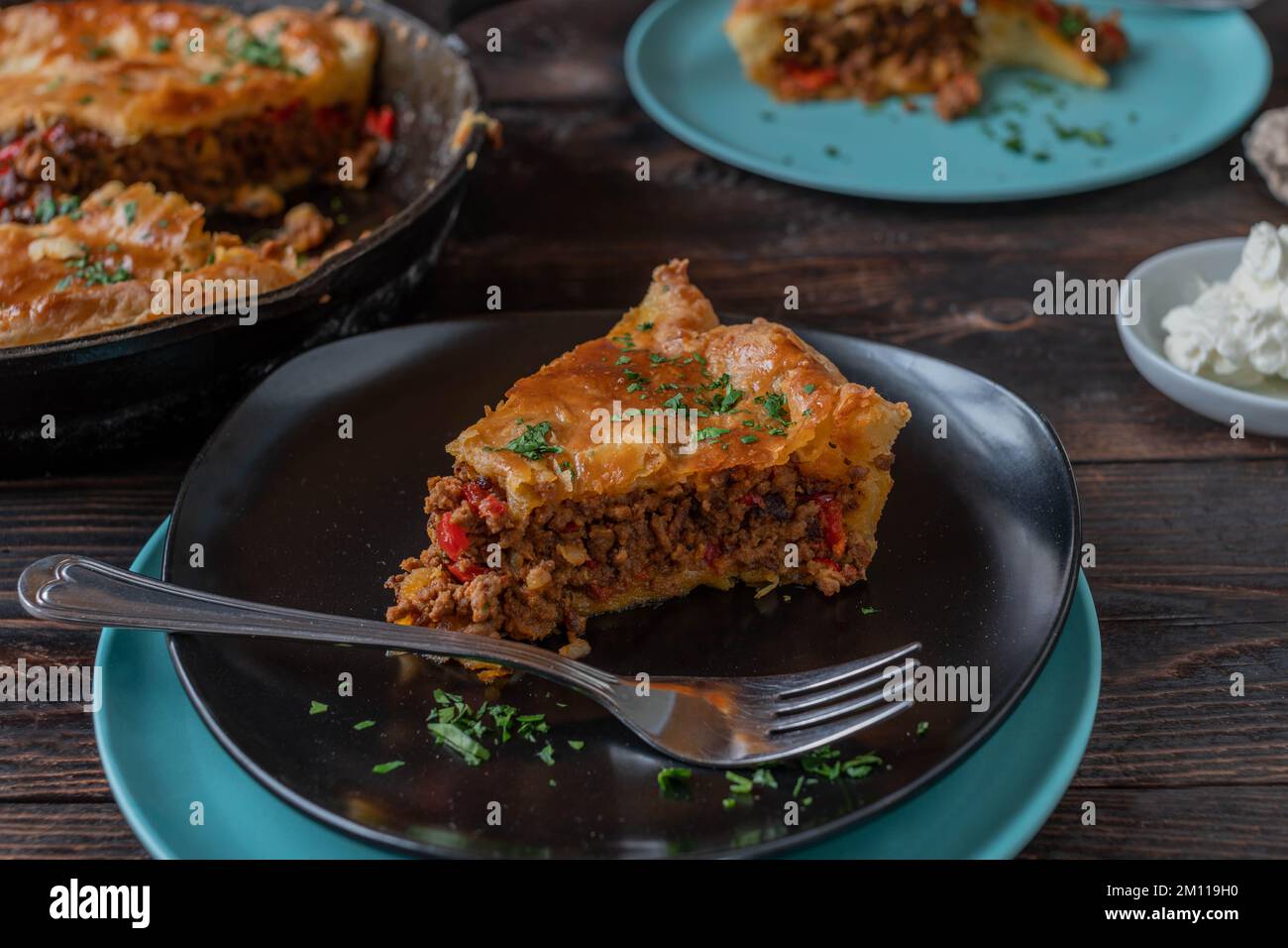 Meat pie hi-res stock photography and images - Alamy