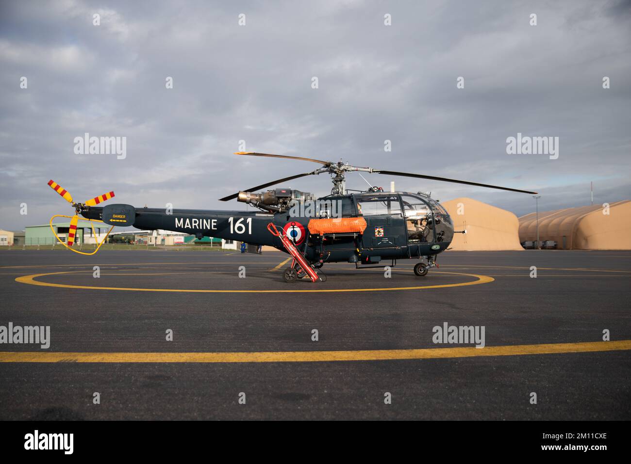 Ceremony of farewell to the weapons of the Alouette III helicopter
