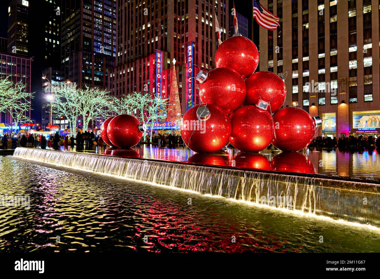 New York. Manhattan. United States. Christmas Time Stock Photo Alamy