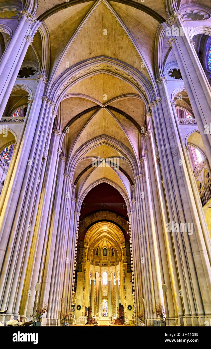 New York. Manhattan. United States. The Cathedral of St. John the Divine Stock Photo