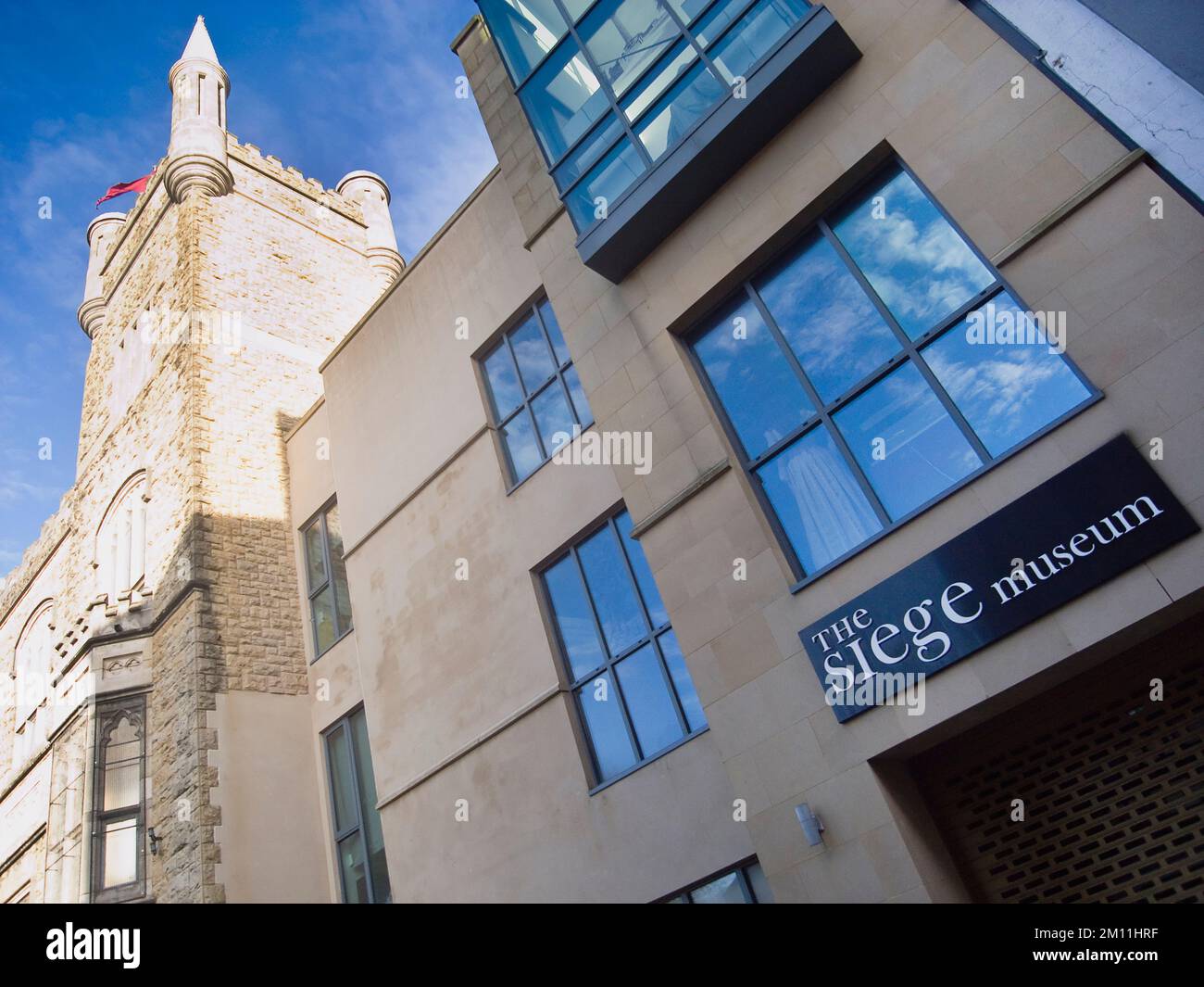 Ireland, North, Derry City, The Siege Museum in Society Street. Stock Photo