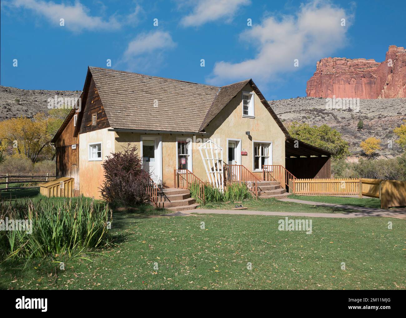 House at the Gifford Homestead on Scenic Drive in Capitol Reef National