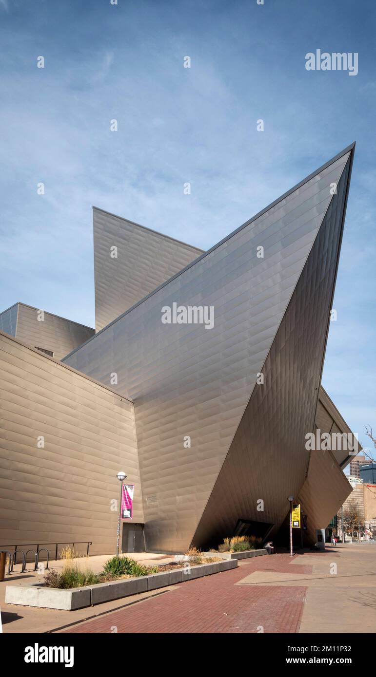 The Denver Art Museum (DAM), the Civic Center, Denver, Colorado, USA ...