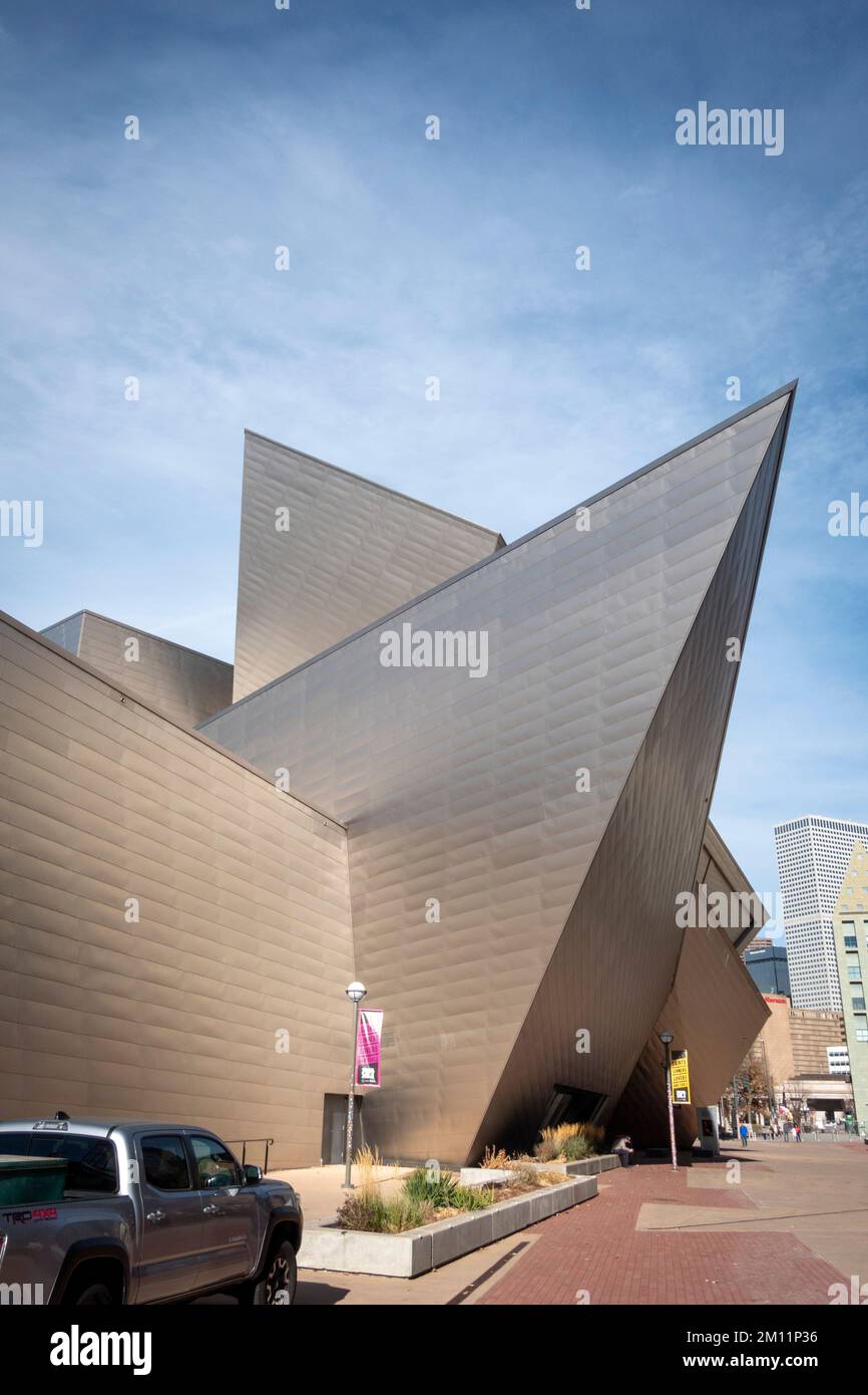 The Denver Art Museum (DAM), the Civic Center, Denver, Colorado, USA ...