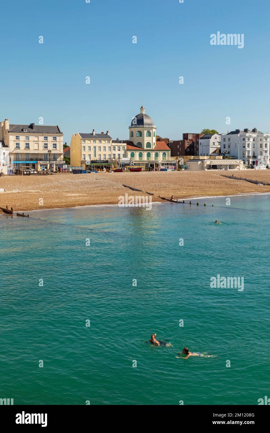 England, West Sussex, Worthing, Seafront Skyline Stock Photo - Alamy