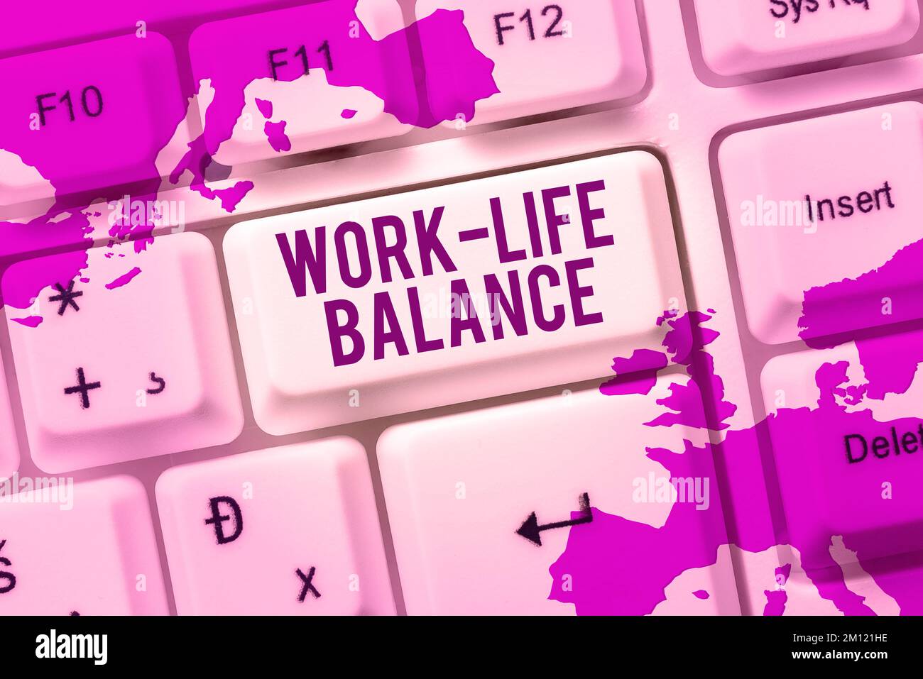 Sign displaying Work Life Balance. Business concept time allocated for ...