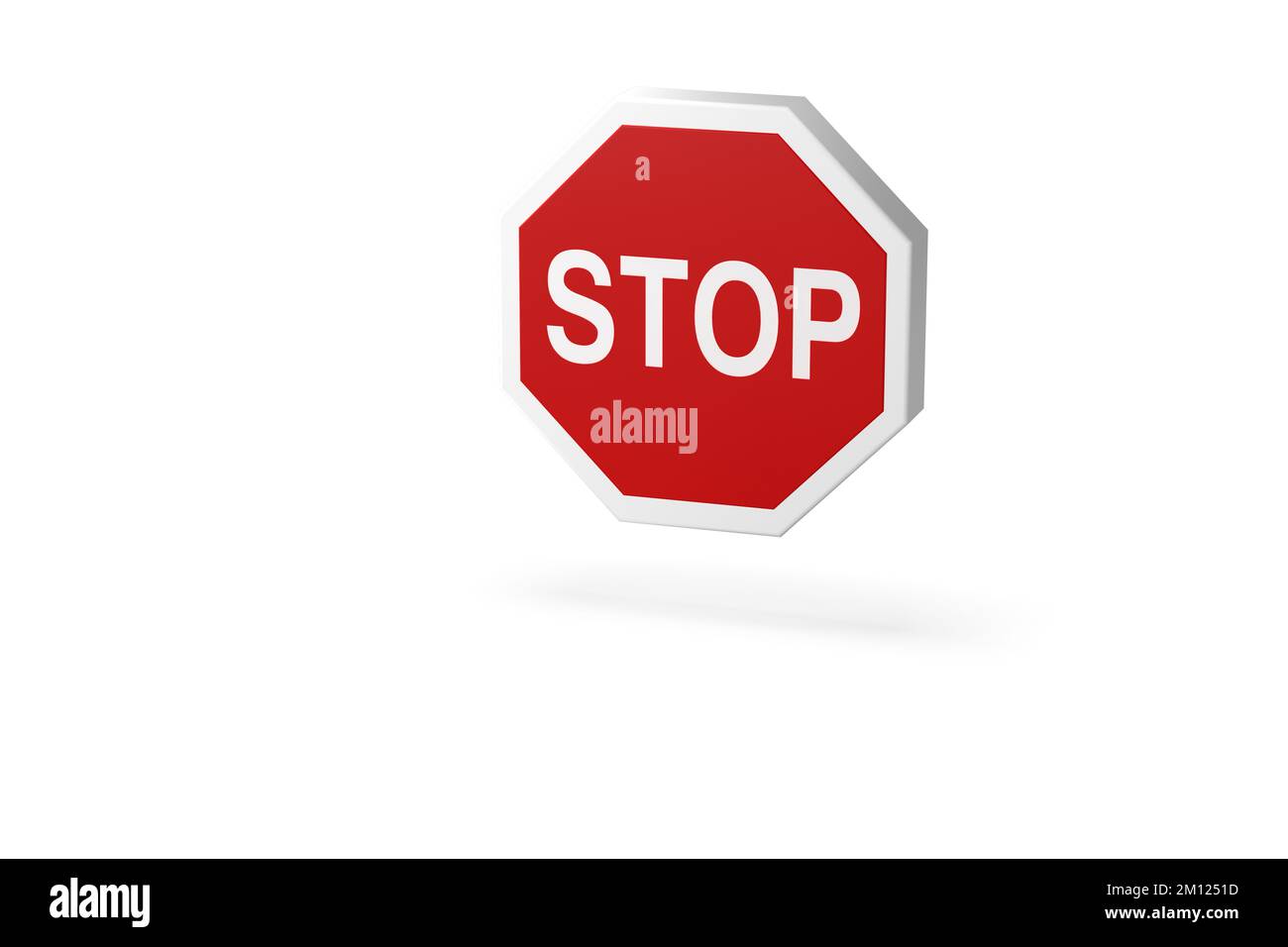 traffic signal made with 3d render. Stop. Highway traffic circulation