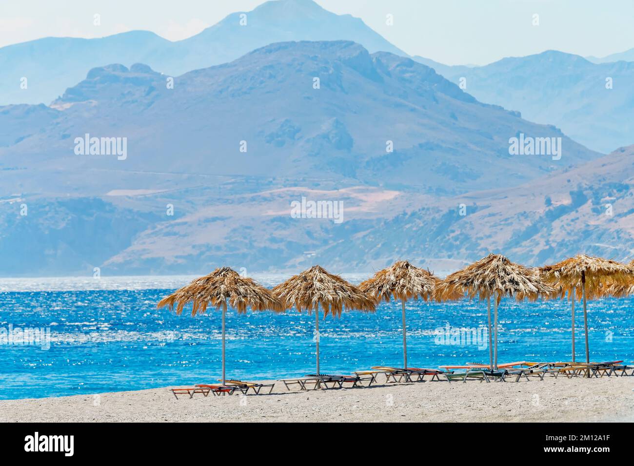 Triopetra beach, Triopetra, Southern Crete, Crete, Greek Islands, Greece Stock Photo