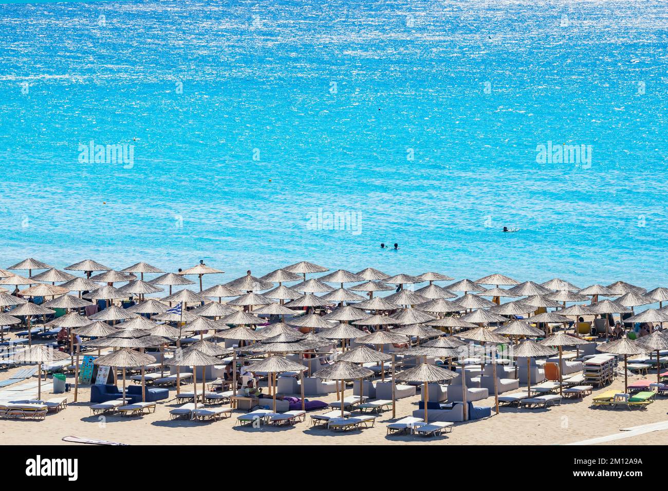 Falasarna beach, Chania, Crete, Greek Islands, Greece Stock Photo