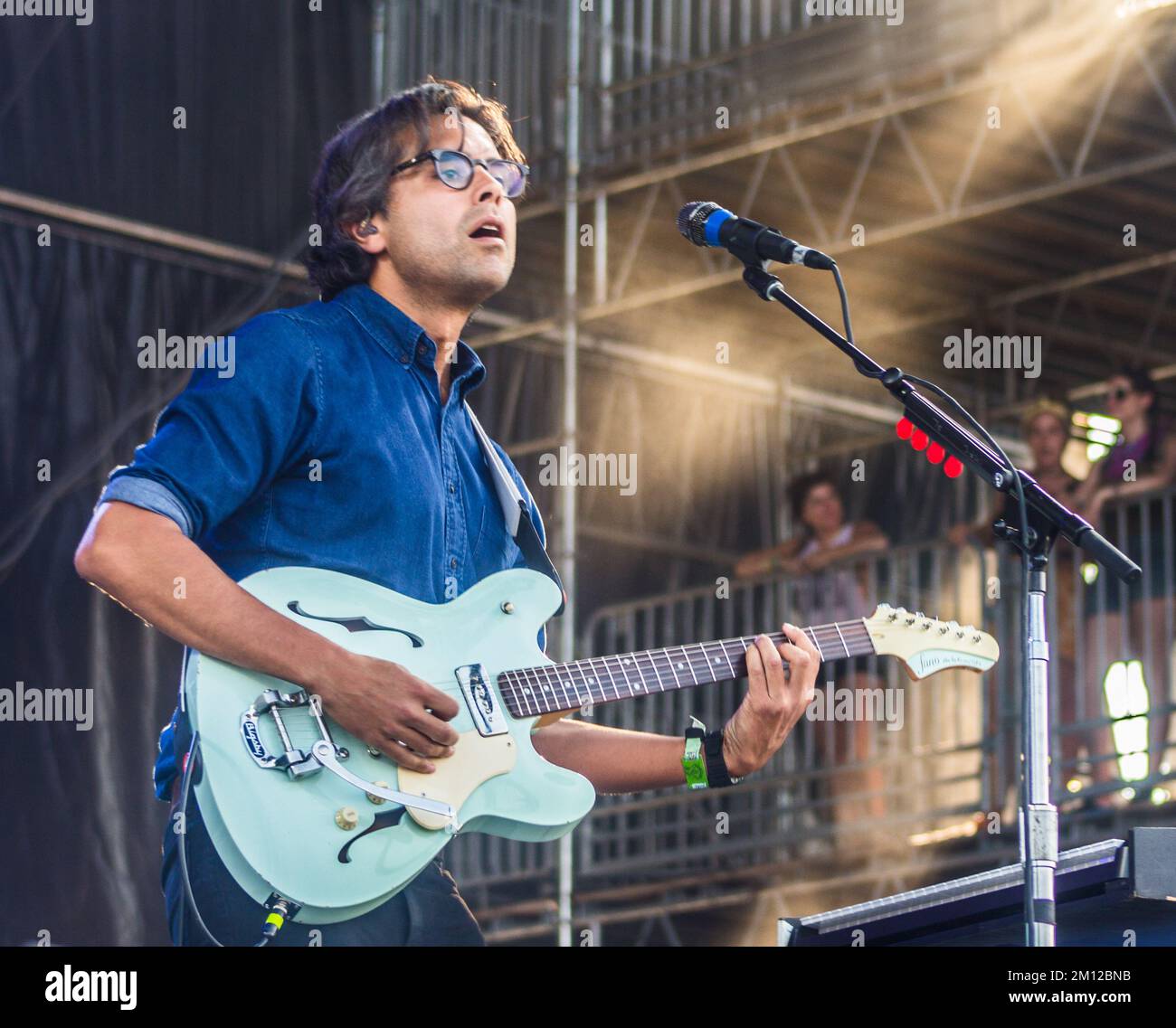 The Bonnaroo Music and Arts Festival - Death Cab For Cutie in concert Stock Photo