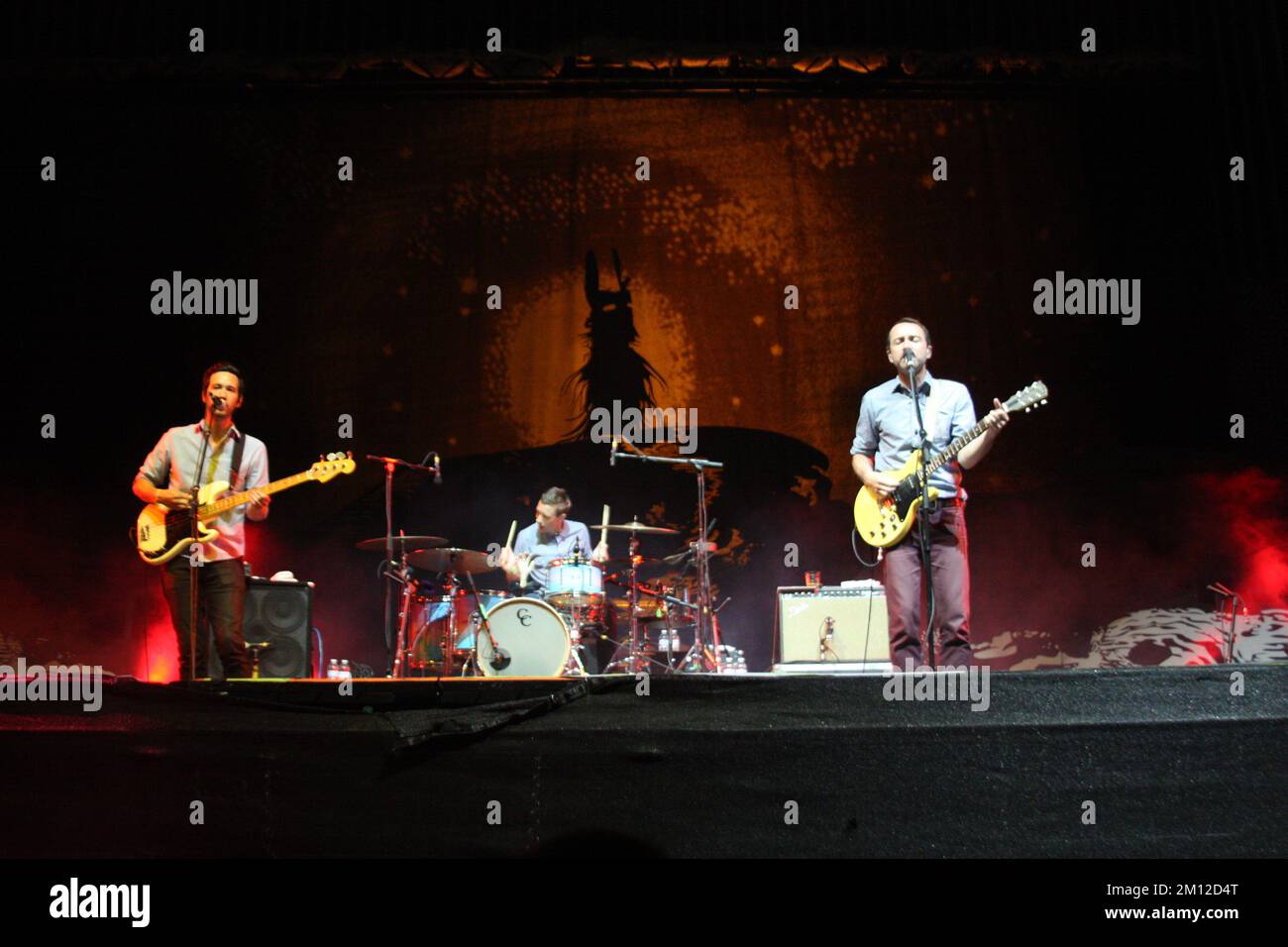 Coachella The Shins in concert Stock Photo Alamy