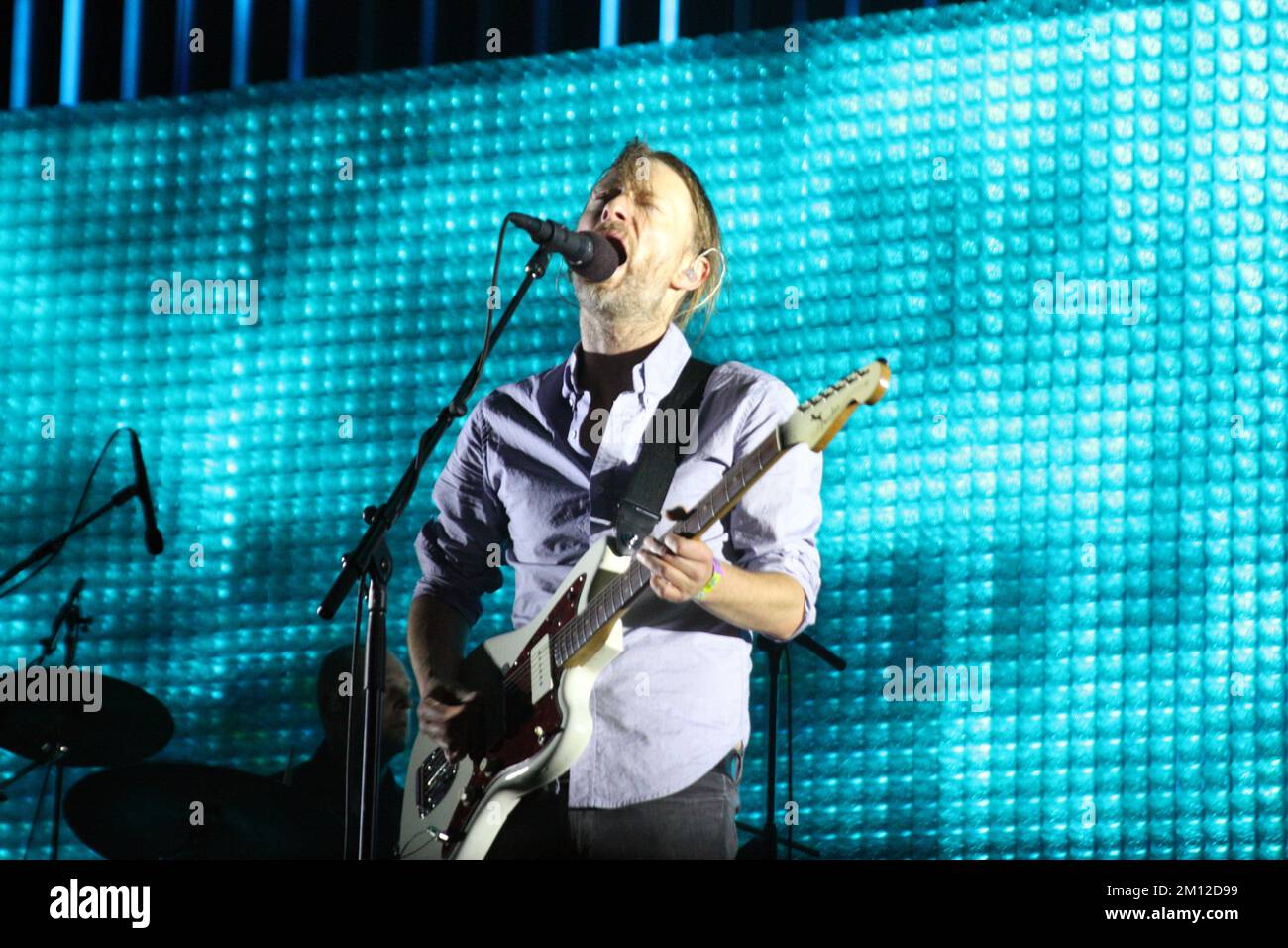 Coachella - Radiohead in concert Stock Photo