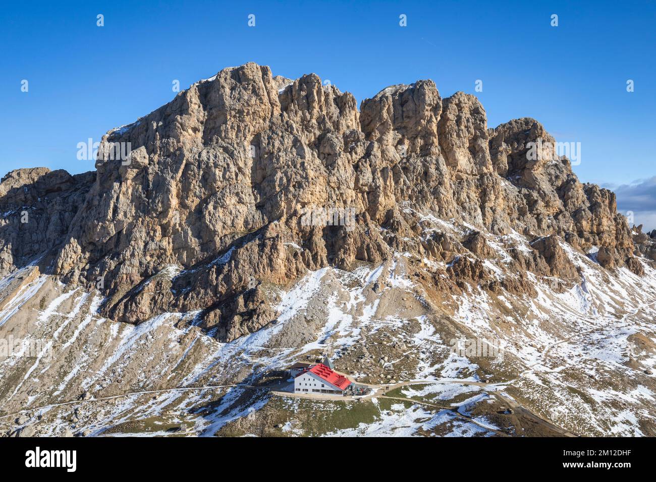 Italy, South Tyrol, province of Bolzano, Tires. The Alpe di Tires hut
