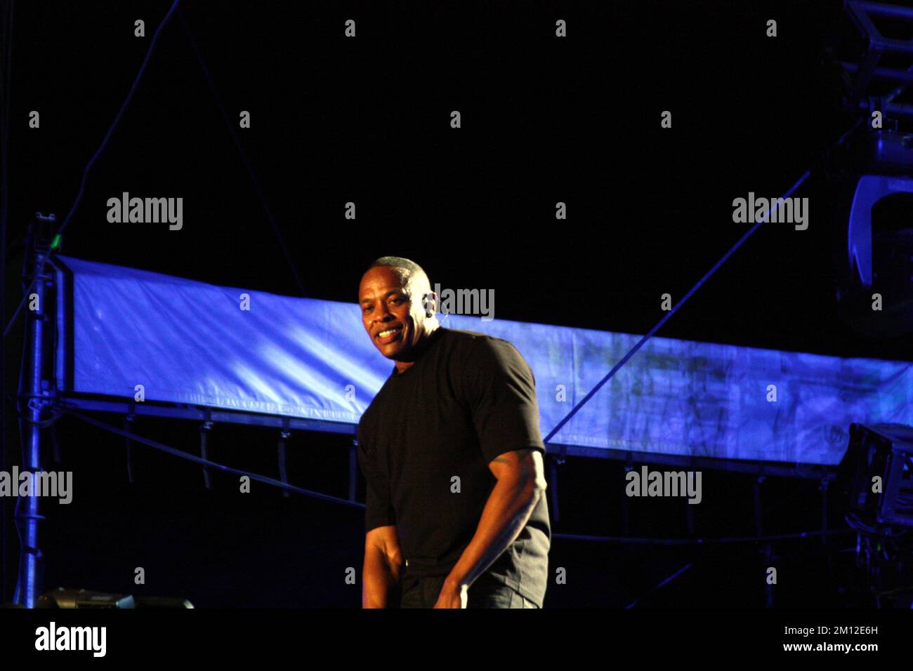 Coachella - Dr Dre and Snoop Dogg in concert Stock Photo