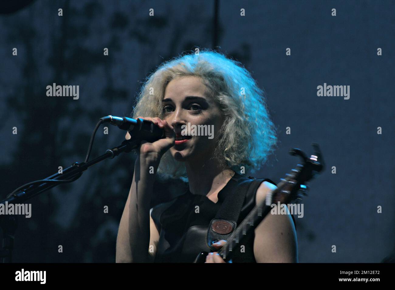 The Bonnaroo Music and Arts Festival - David Byrne and St Vincent in concert Stock Photo