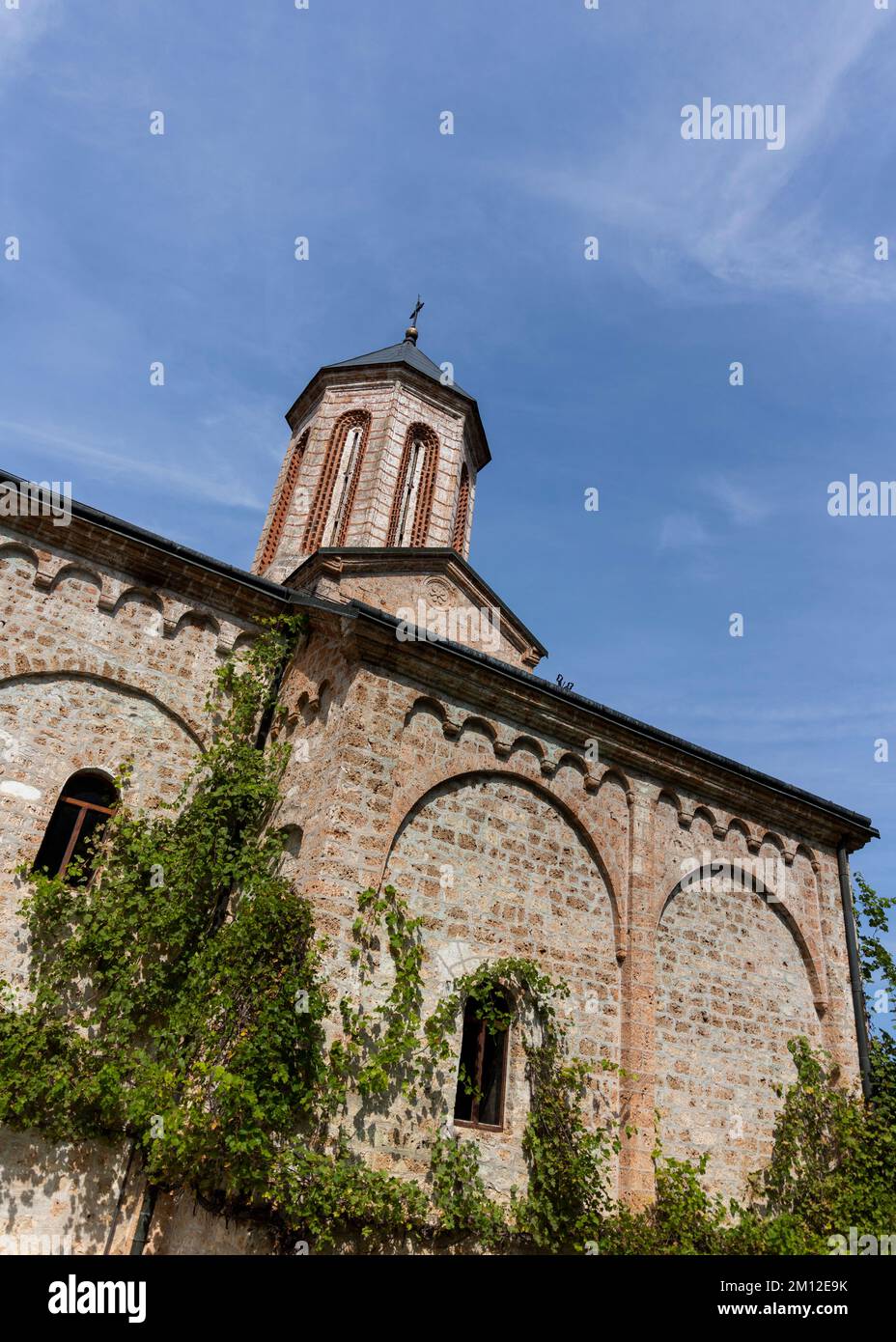 Medieval monastery Raca at Tara mountain in western Serbia Stock Photo