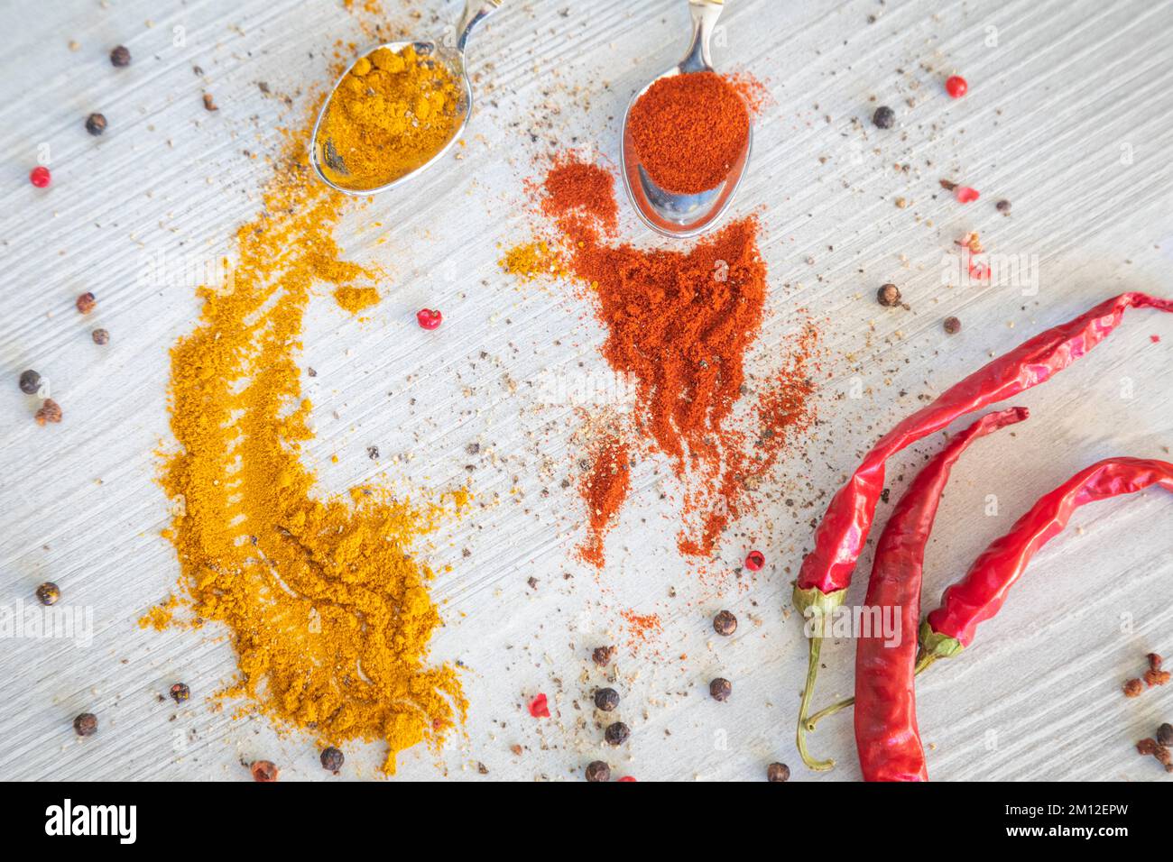 Chilli powders spice hi-res stock photography and images - Alamy