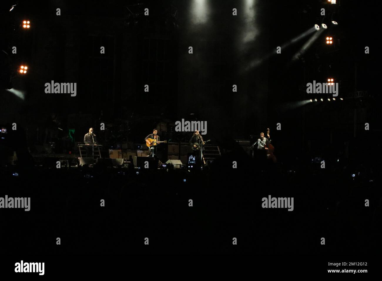 Boston Calling - Mumford and Sons in concert Stock Photo - Alamy