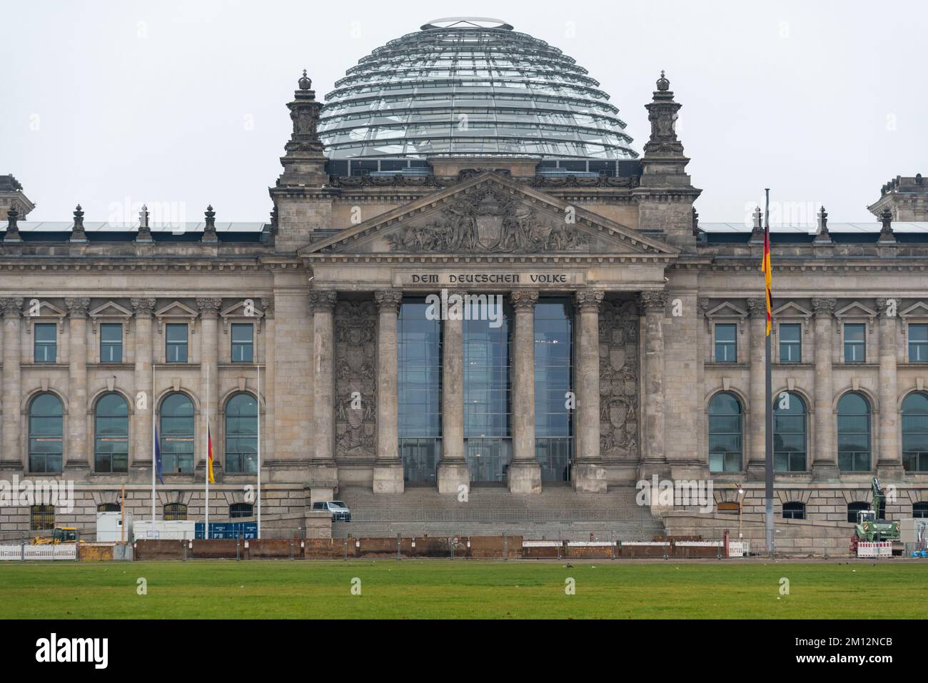 Reichstag, seat of the German Bundestag, Berlin, Germany Stock Photo